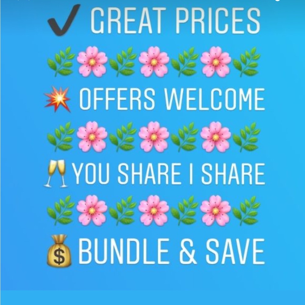 Blue Graphic Design with Floral Elements